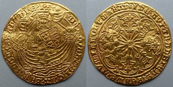 6. 1343 Edward III Florin (Double Leopard) 700 yıllık bu paradan dünya üzerinde sadece 3 adet kalmıştır. Peki ya değeri?