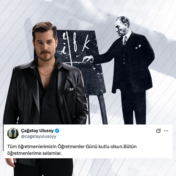 Malumunuz, Çağatay Ulusoy sosyal medyayı inanılmaz az ve öz kullananlardan!