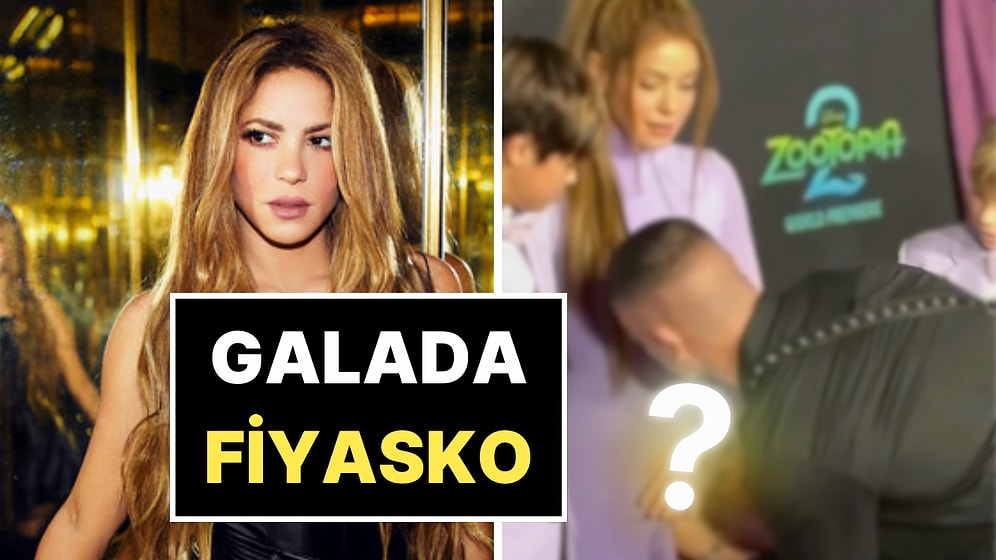 Oğullarıyla Birlikte Film Galasına Katılan Shakira'nın Stilistiyle Yaşadığı Tuhaf Anlar Gündem Oldu