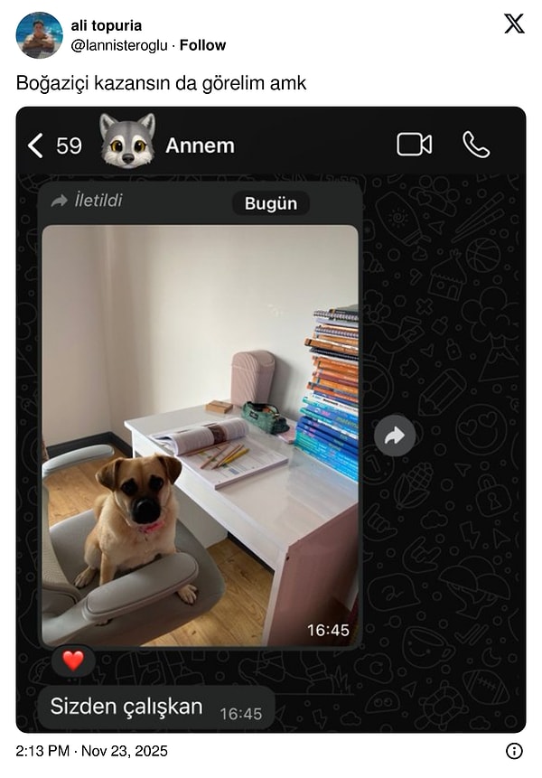 Anne stili laf sokuş...