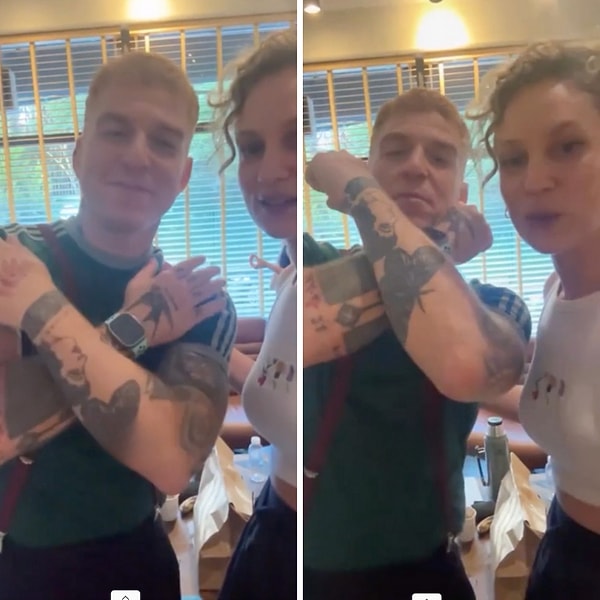 The duo, whose snapshots from London have been making the rounds, were later spotted together at a dinner and virtually at all of Athena's concerts.