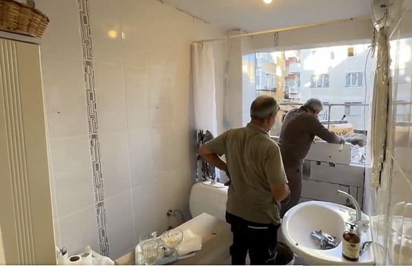 Ekipler binada inceleme başlattı