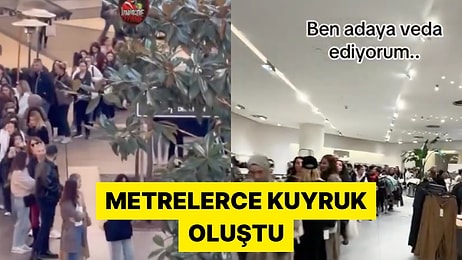 AVM'lerdeki Black Friday Kuyrukları Böyle Görüntülendi