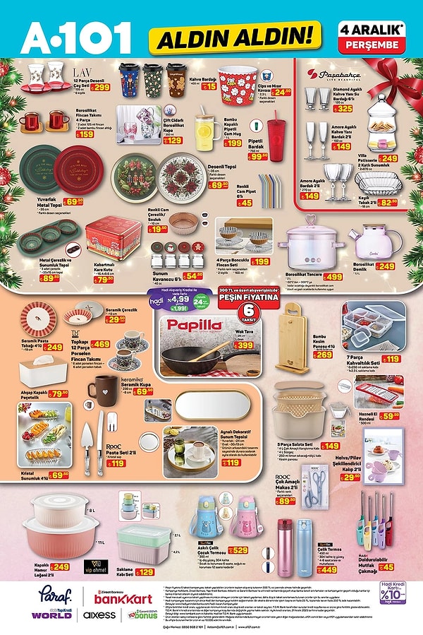 LAV 12 Parça Desenli Çay Seti 299 TL