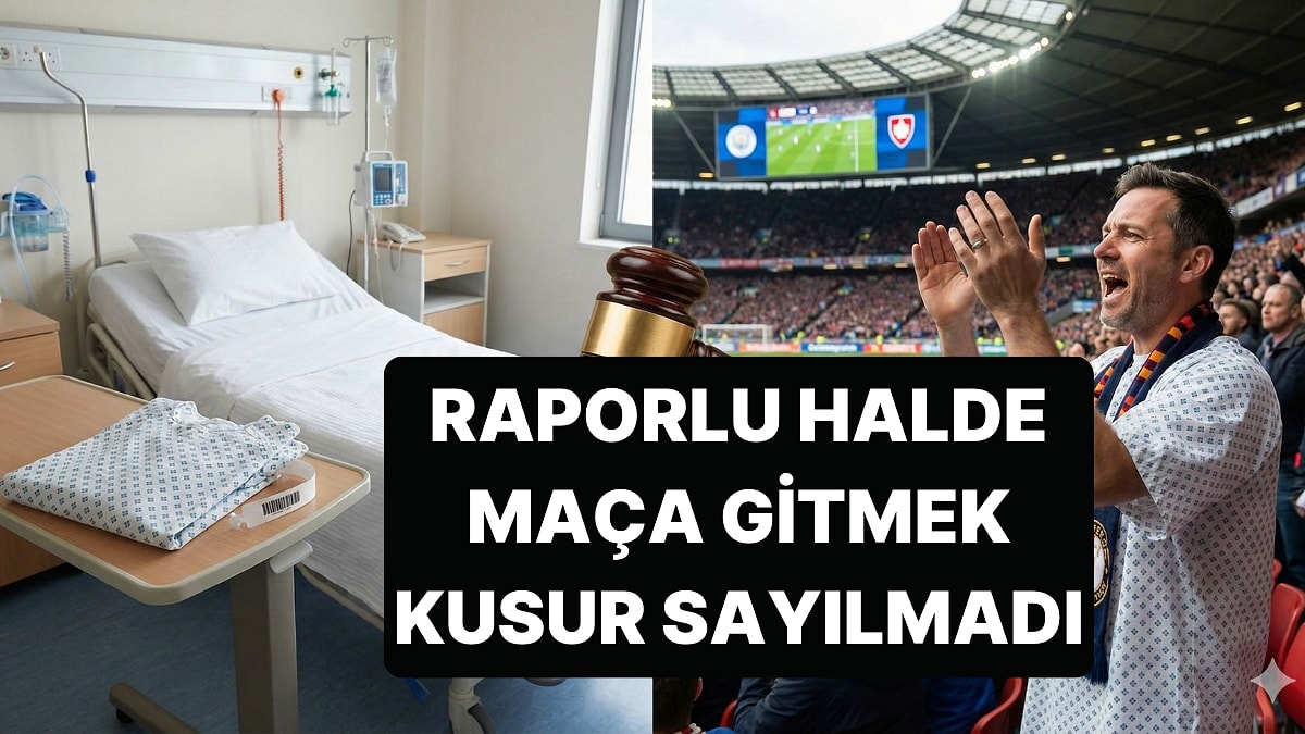 Yargıtay&apos;dan Yeni Emsal Karar: Raporlu Olduğu Halde Maça Gitmek Kusur Sayılmadı