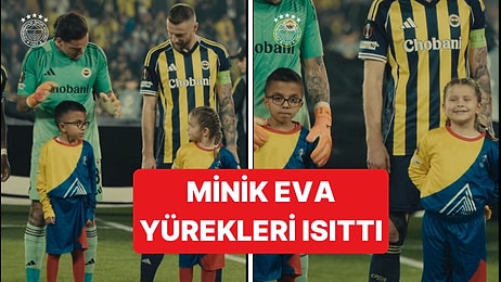 Fenerbahçe Maçında Seremoniye Çıkan Eva'nın Ederson'la Yaşadığı An Yürekleri Isıttı
