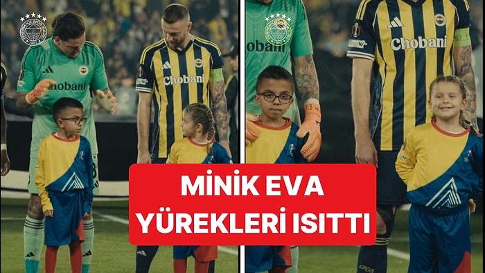 Fenerbahçe Maçında Seremoniye Çıkan Eva'nın Ederson'la Yaşadığı An Yürekleri Isıttı