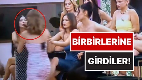 Kısmetse Olur'un Gelin Adayları Ayla ve Beliz Saç Saça Baş Başa Kavga Etti, Damat Adayları Zor Ayırdı!