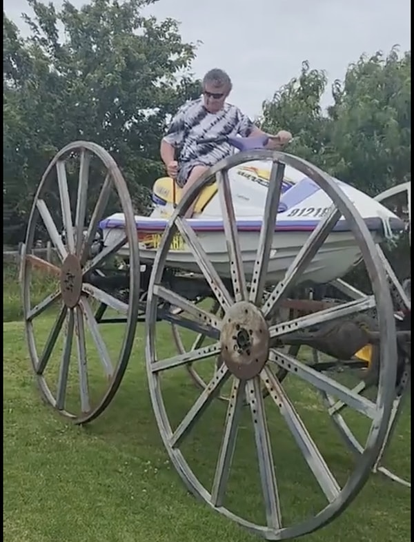 9. Jet ski ile kara yolculuğu...