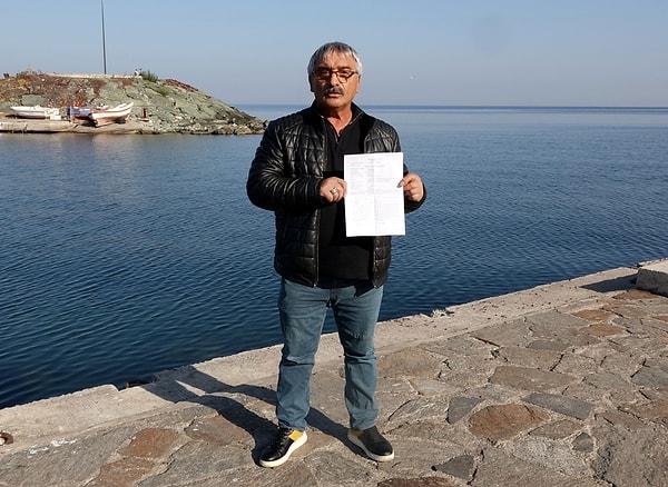 Salim Kalfa’nın evinin balkonundan çektiği 1 dakika görüntüyü sosyal medyada paylaşması başına bela oldu.