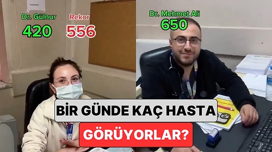 Sağlık Bakanı'nın Açıklamasının Ardından Bir Grup Doktor Bir Günde Baktıkları Hasta Sayısını Paylaştı