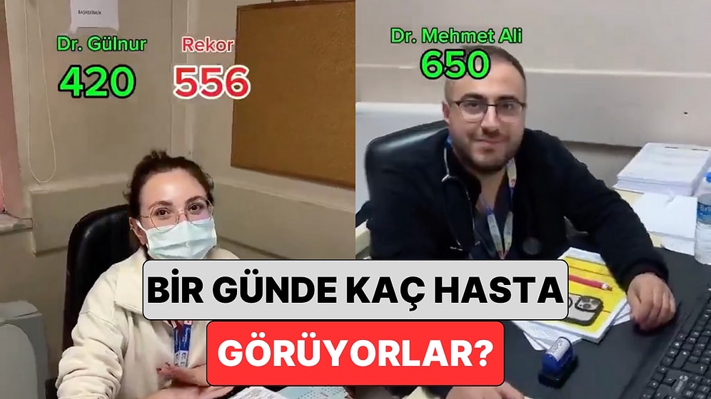 Sağlık Bakanı'nın Açıklamasının Ardından Bir Grup Doktor Bir Günde Baktıkları Hasta Sayısını Paylaştı
