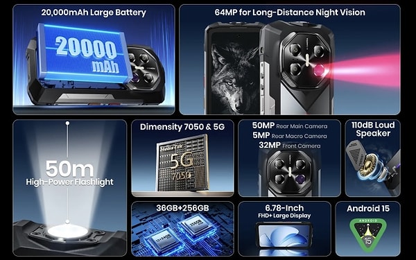 Model, 6.78 inç büyüklüğünde 120 Hz yenileme hızına sahip ekranıyla akıcı bir görüntü deneyimi sağlıyor.