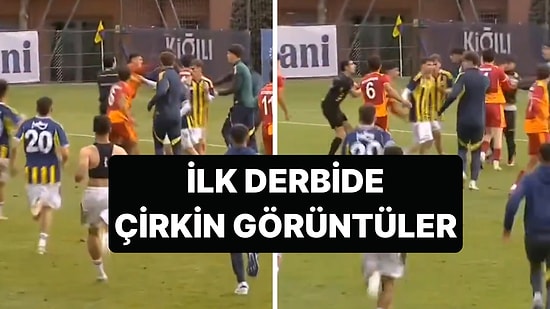 Fenerbahçe-Galatasaray'ın Karşılaşacağı Derbi Gününde U19'da Kavga Vardı