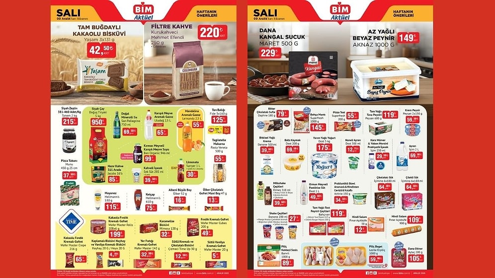 9 Aralık 2025 BİM Aktüel Haftanın Önerileri Kataloğu