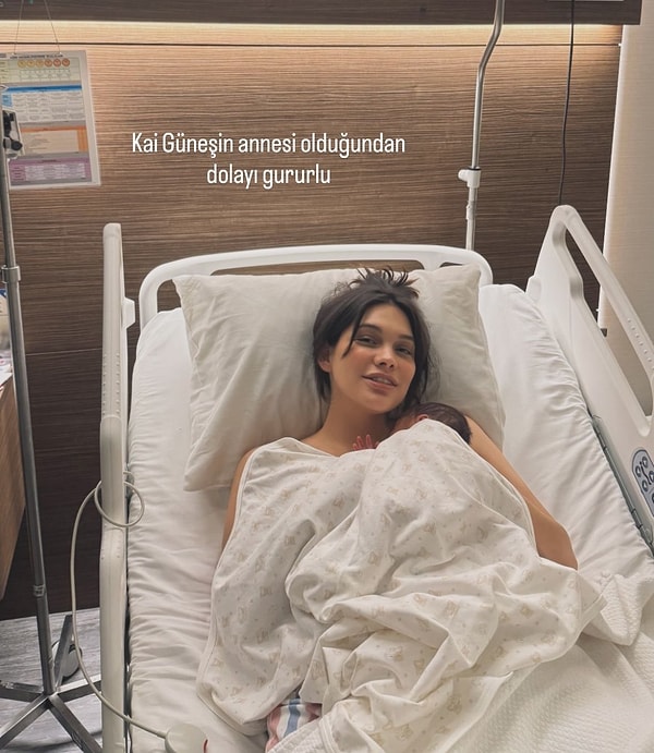 Derken beklenen haber geldi: Çift, ilk bebeklerini kucaklarına aldı ve oğullarına “Kai Güneş” adını verdi.