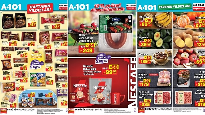 6 - 12 Aralık 2025 A101 Haftanın Yıldızları Kataloğu