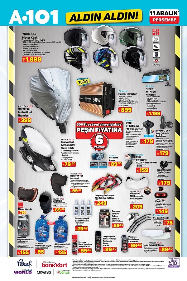 YOHE Motor Kaskı 1.899 TL