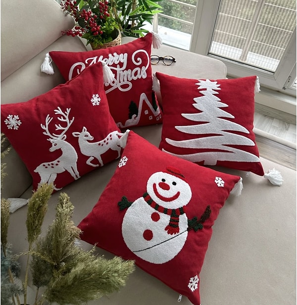 Evinizi hazırlamaya başladıysanız bu kırlent kılıflarına da bayılacaksınız.