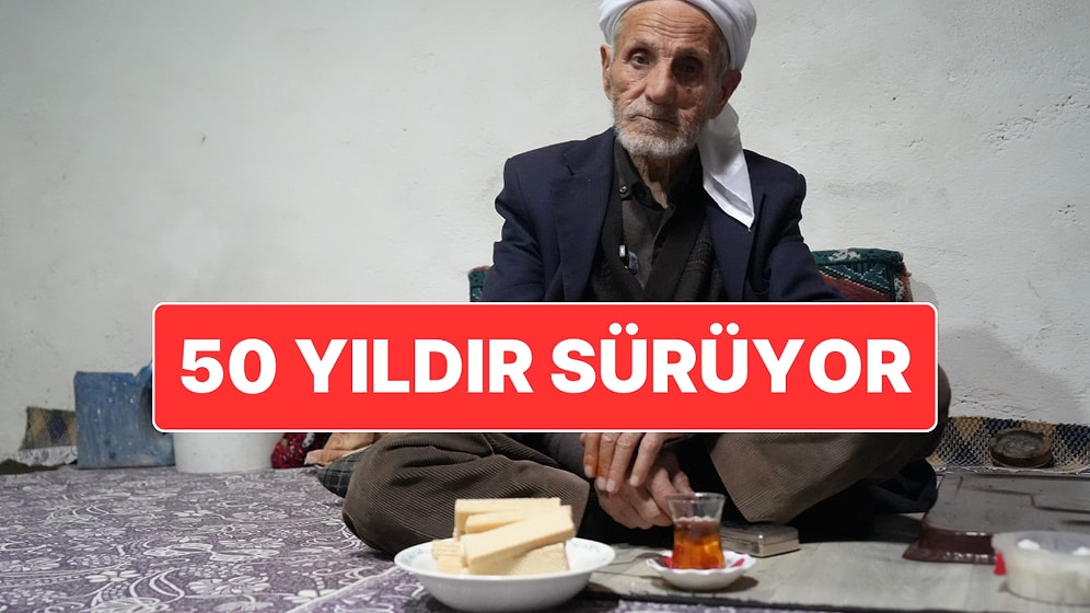 50 Yıldır Sadece Gofret Yiyip Çay İçen Rüstem Balık’ın İlginç Yaşamı