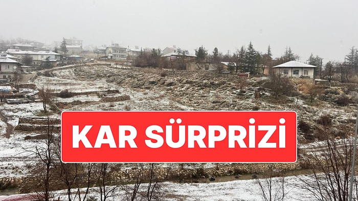 Adana’da Kar Sürprizi: Adana’da Birçok İlçede Kar Yağdı