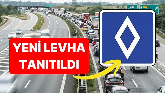 Yeni Trafik Levhası Avrupa'da Kullanılmaya Başlandı: Baklava Dilimli Trafik Tabelası Ne Demek?