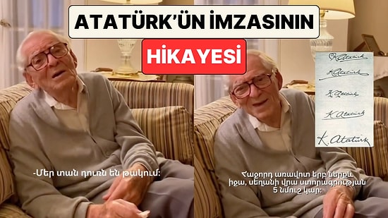 Atatürk'ün İmzasını Hazırlayan Hagop Çerçiyan'ın Oğlu O Süreci Anlattı: "Atatürk En Basit Olanını Seçmiş"