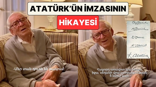 Atatürk'ün İmzasını Hazırlayan Hagop Çerçiyan'ın Oğlu O Süreci Anlattı: "Atatürk En Basit Olanını Seçmiş"