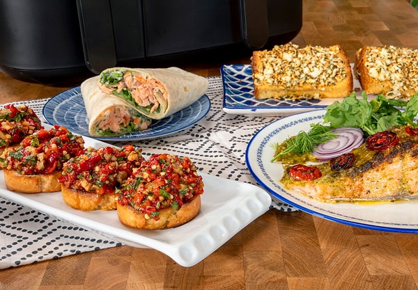 Yumurtalı Peynirli Ekmek, Tartar Soslu Somon Dürüm, Köz Biberli Bruschetta ve Pesto Soslu Somon Fileto Nasıl Yapılır?