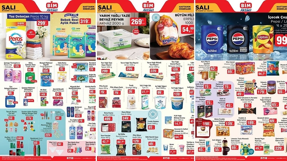 16 Aralık 2025 BİM Aktüel Haftanın Önerileri Kataloğu