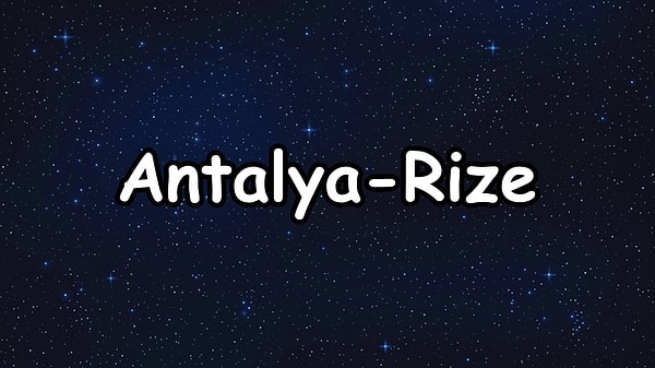 Senin kaderinde yer alan iki şehir;👇