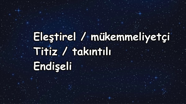 3 olumsuz özelliğin;👇