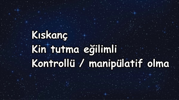 3 olumsuz özelliğin;👇