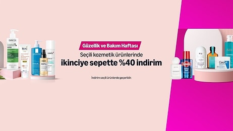 Güzellik ve Bakım Haftası Başladı: Cilt Bakım ve Kozmetik Ürünlerinde İndirim Fırsatı!