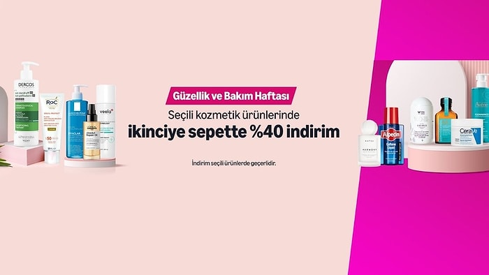 Güzellik ve Bakım Haftası Başladı: Cilt Bakım ve Kozmetik Ürünlerinde İndirim Fırsatı!