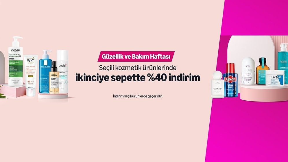 Güzellik ve Bakım Haftası Başladı: Cilt Bakım ve Kozmetik Ürünlerinde İndirim Fırsatı!