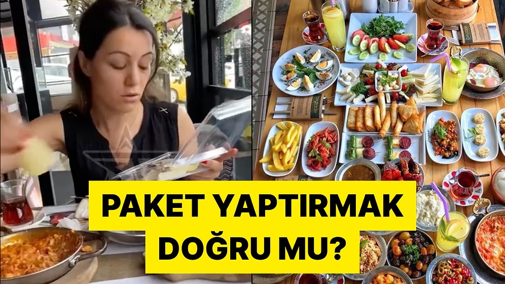 Serpme Kahvaltıda Artan Malzemeyi Paketletip Eve Götürmek Görgüsüzlük mü?