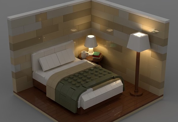 Göz yoran parlak beyaz ışıklar yerine, sarı alt tonlu, loş aydınlatmalar kullanın.