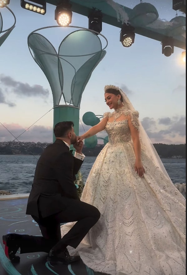 5. Eda Sakız'ın gelinliği için kaç puan?