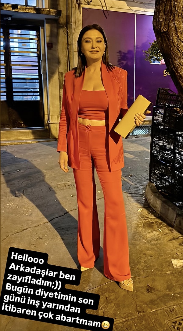 Nurgül Yeşilçay, bu kez yeni bir proje haberiyle değil, Instagram’dan paylaştığı diyet ve kilo verme mesajıyla gündeme geldi.