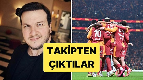 Galatasaraylı Futbolcular Şahan Gökbakar'ın Maç Yorumu Sonrası Takipten Çıktı