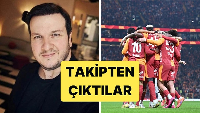 Galatasaraylı Futbolcular Şahan Gökbakar'ın Maç Yorumu Sonrası Takipten Çıktı