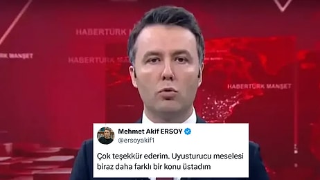 Gözaltına Alınan Gazeteci Mehmet Akif Ersoy'un Yıllar Önce Verdiği Uyuşturucu Yanıtı Viral Oldu