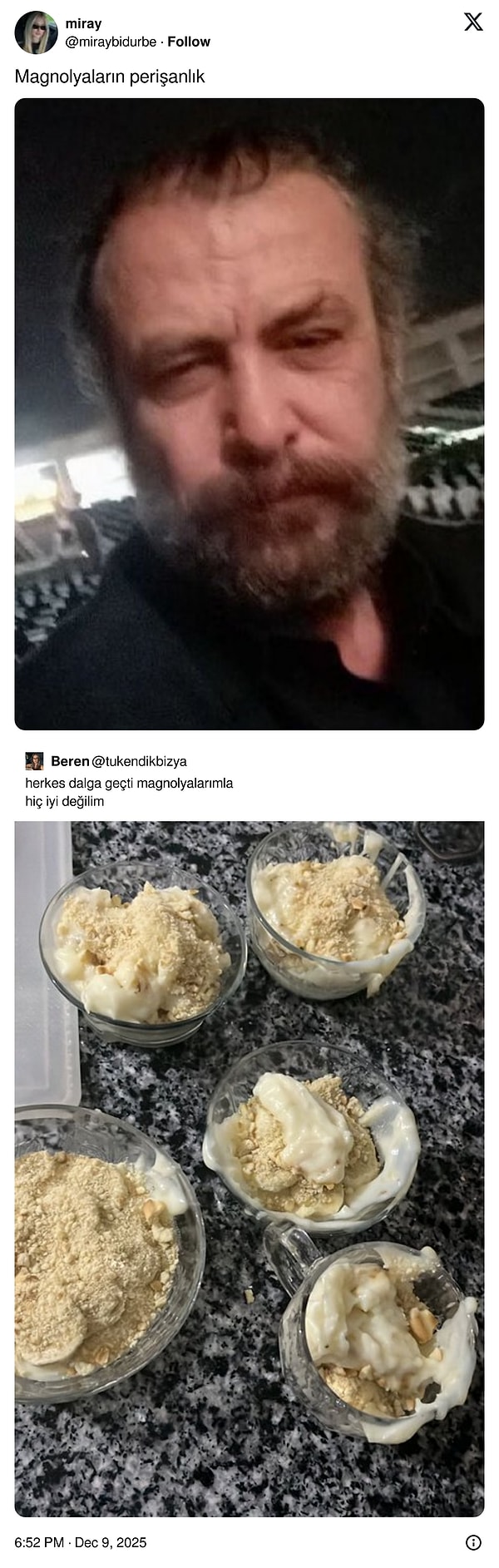 Bir de benzetme geldi.