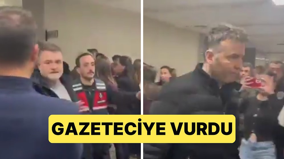 Mehmet Akif Ersoy ile Adliyeye Sevk Edilen Ufuk Tetik Çekim Yapan Gazeteciye Vurdu