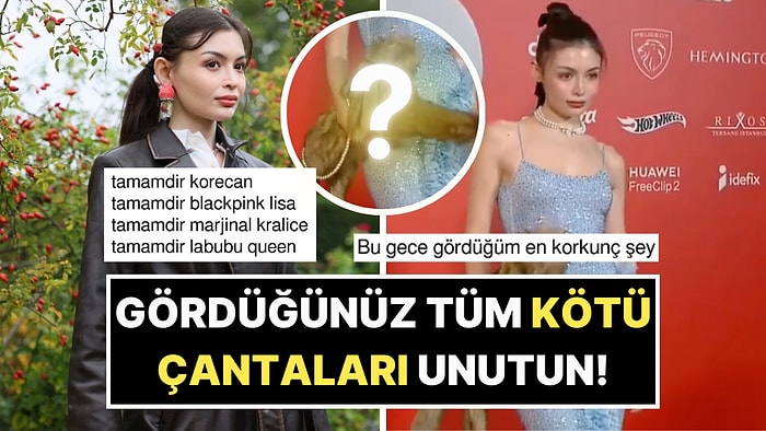 GQ Gecesine Katılan YouTuber Meryem Can'ın Eşi Benzeri Görülmemiş Korkunçluktaki Çantası Modayı Katletti!