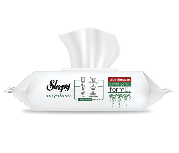 Sleepy Easy Clean Yüzey Temizlik Havlusu&Mendili 100 Yaprak