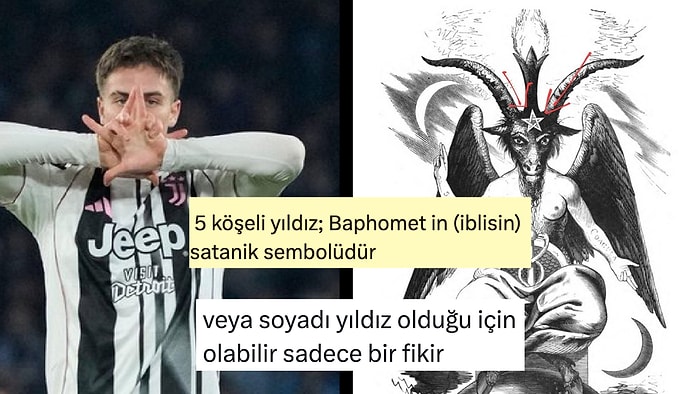 Kenan Yıldız'ın Gol Sevincinin Satanik Sembol Olduğunu İddia Eden Kişiye Gelen İronik Tepkiler