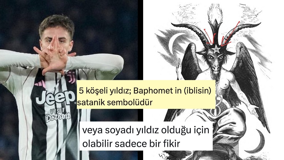 Kenan Yıldız'ın Gol Sevincinin Satanik Sembol Olduğunu İddia Eden Kişiye Gelen İronik Tepkiler