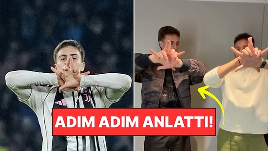 Bir 'Yıldız' Kolay Yetişmiyor: Kenan Yıldız Yeni Gol Sevincini Adım Adım Gösterdi
